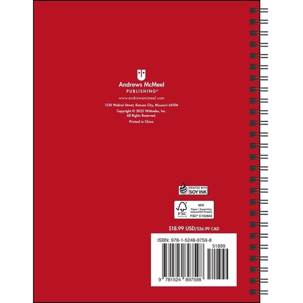 Wititudes 16 Month 2026 Planner First Alternate Image