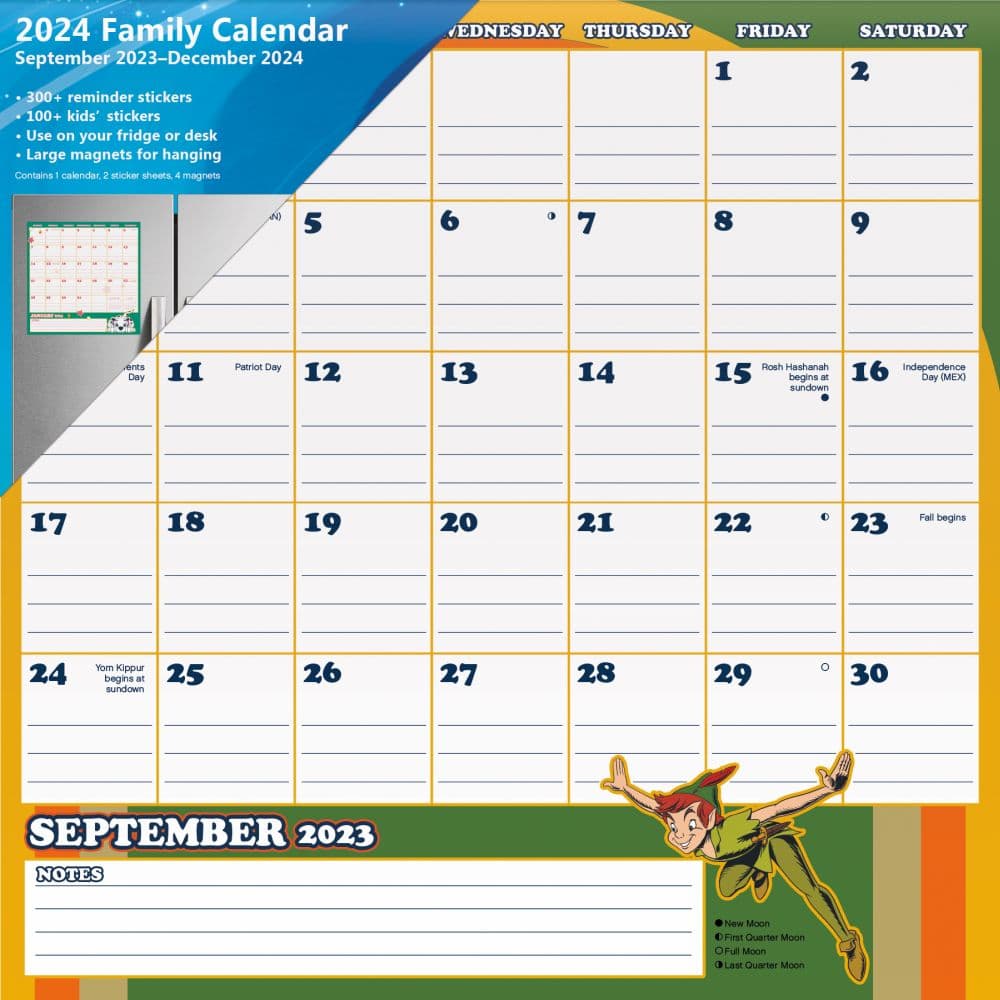 Disney Classic 2024 Magnetic Calendar Main Image