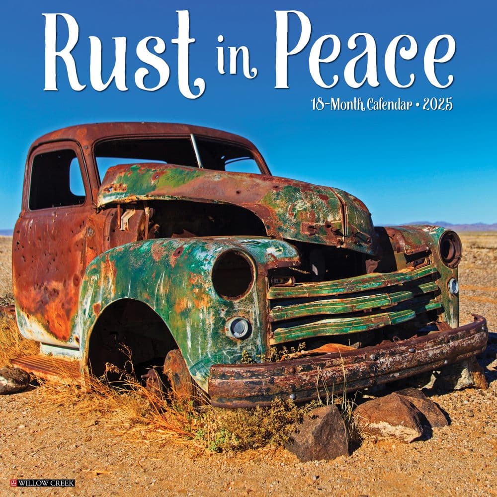 Rust in Peace 2025 Wall Calendar