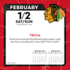 image NHL Chicago Blackhawks 2025 Desk Calendar Third Alternate Image width="1000" height="1000"