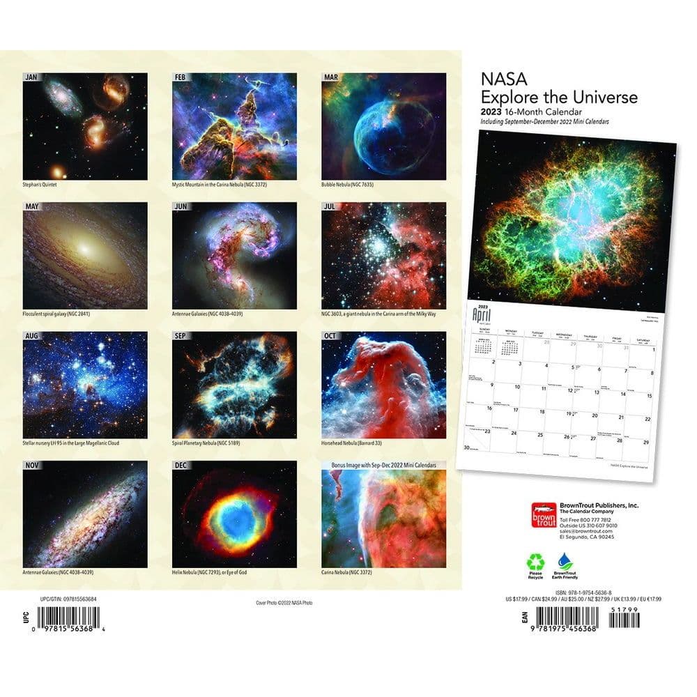 2023 Nasa Calendar Printable Calendar 2023