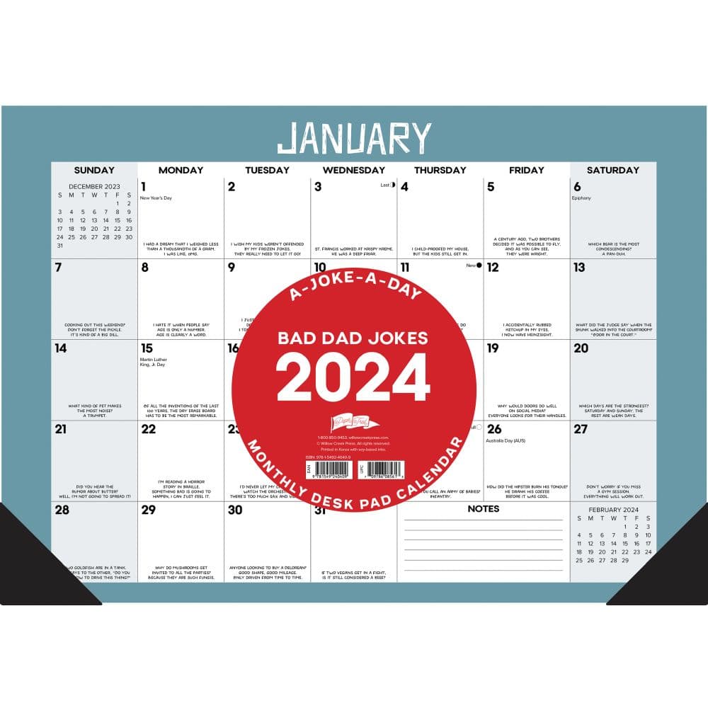 2024 Dad Jokes Boxed Calendar Wynne