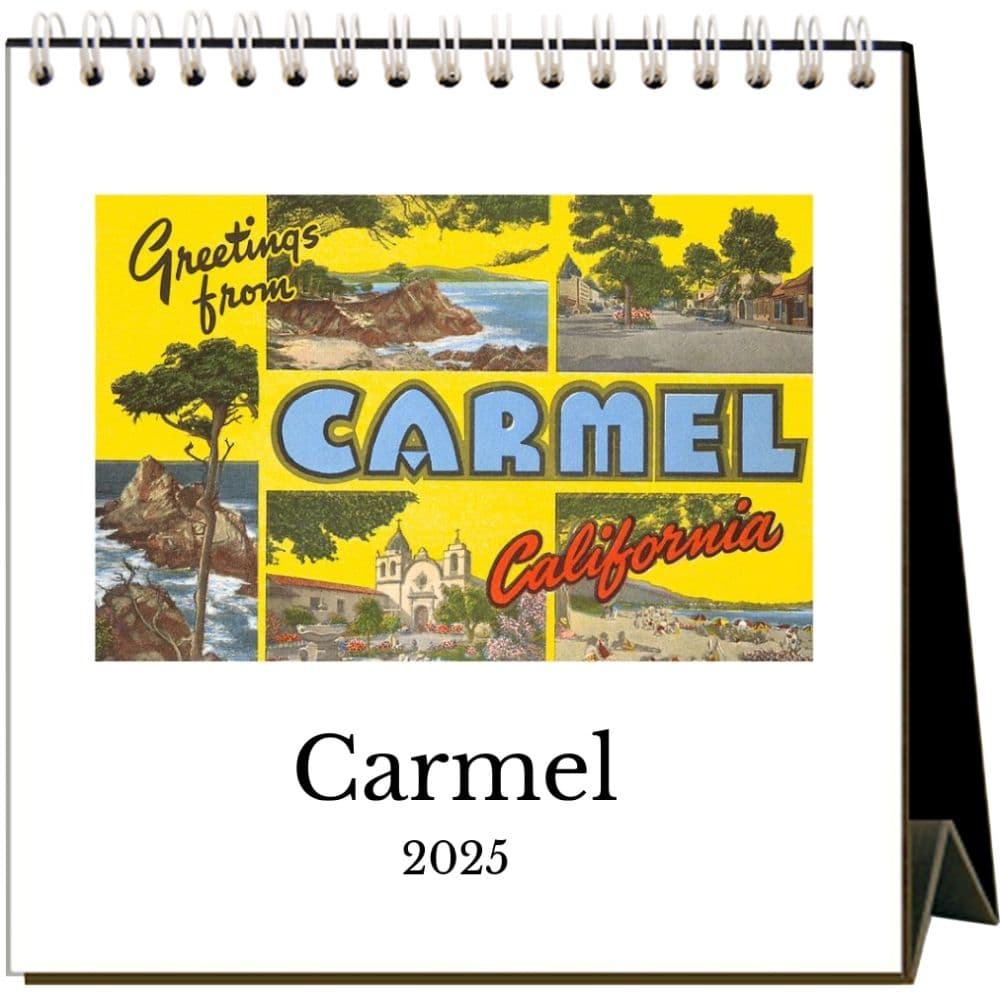 image Nostalgic Carmel 2025 Easel Desk Calendar Main Image
