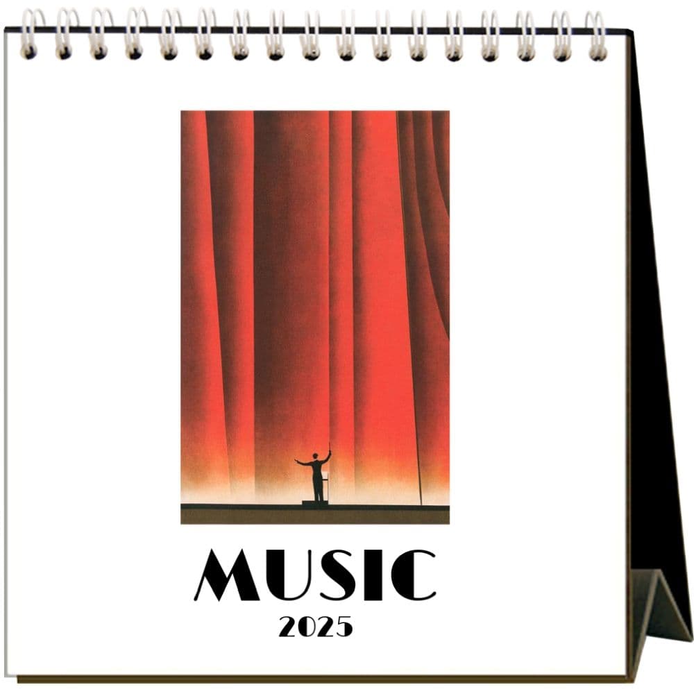 image Music 2025 Easel Desk Calendar Main Image