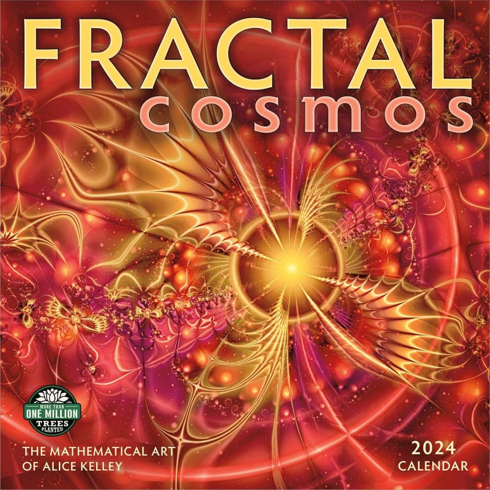 Fractal Cosmos 2024 Wall Calendar Main