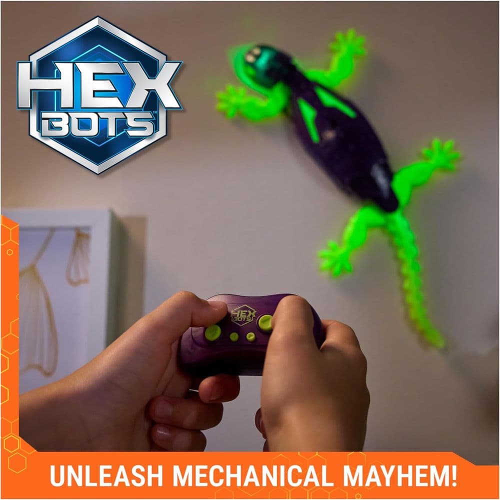 Hex Bots Glow-in-the-Dark Wall Crawler Gecko Sixth Alternate Image