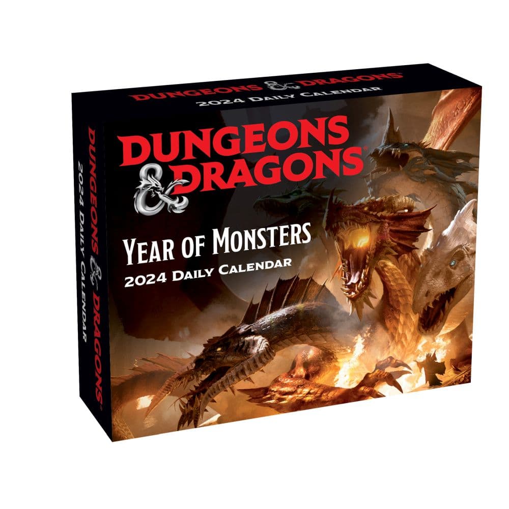 Dungeons and Dragons 2024 Desk Calendar