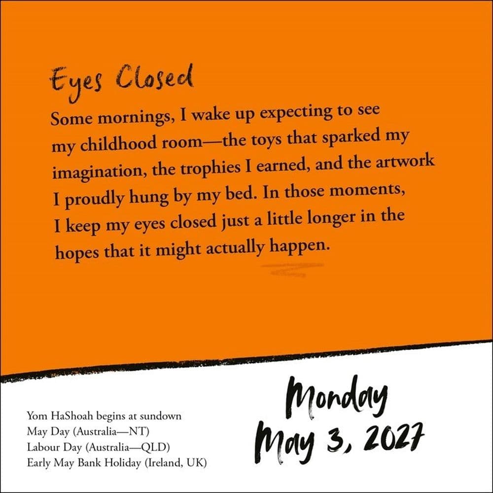 Sticky Notes 2027 Desk Calendar Fifth Alternate Image