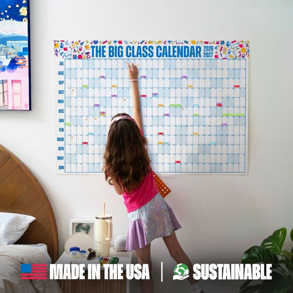 Big Class 2027 Acedemic Wall Calendar Graphic Fourth Alternate Image