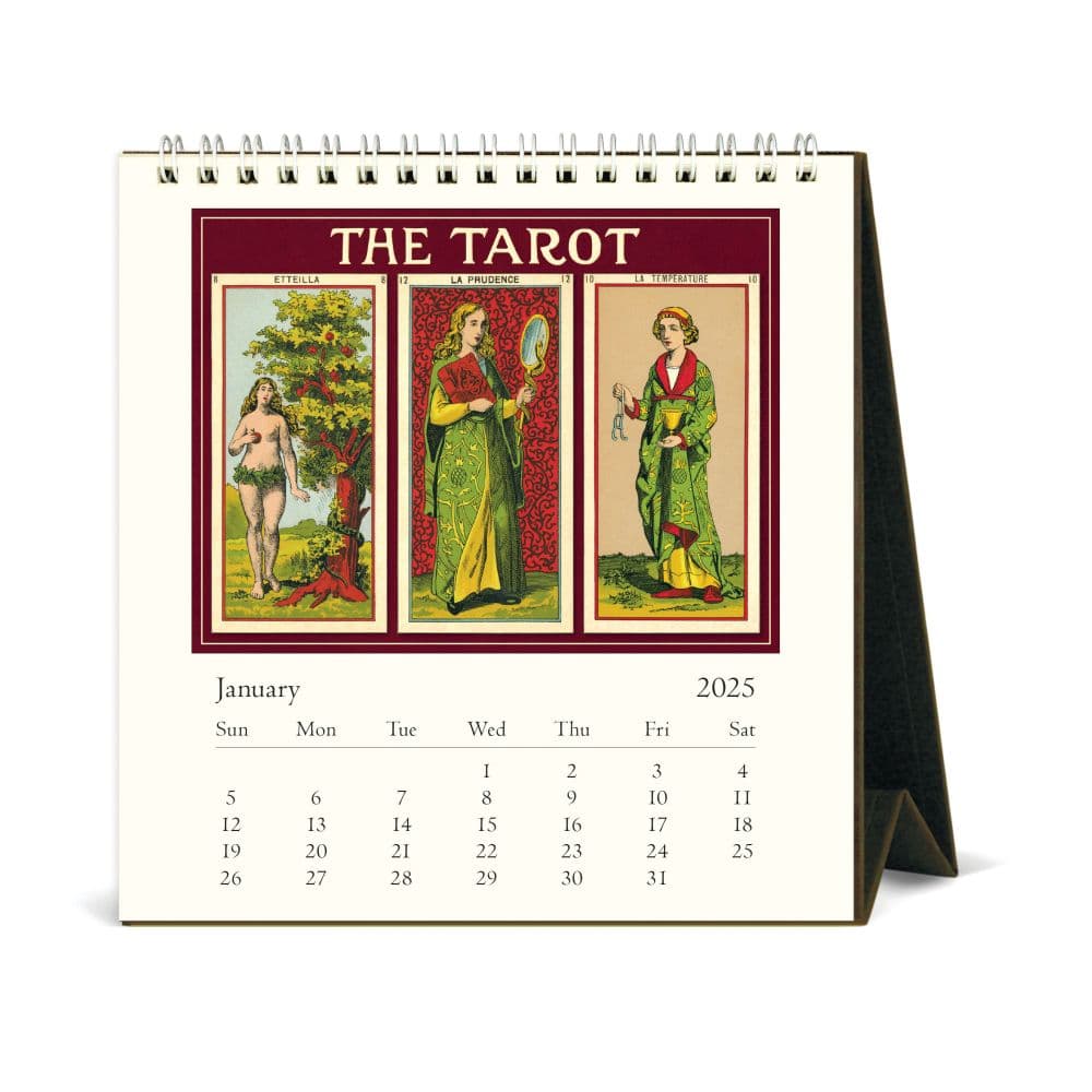 Tarot 2025 Easel Desk Calendar