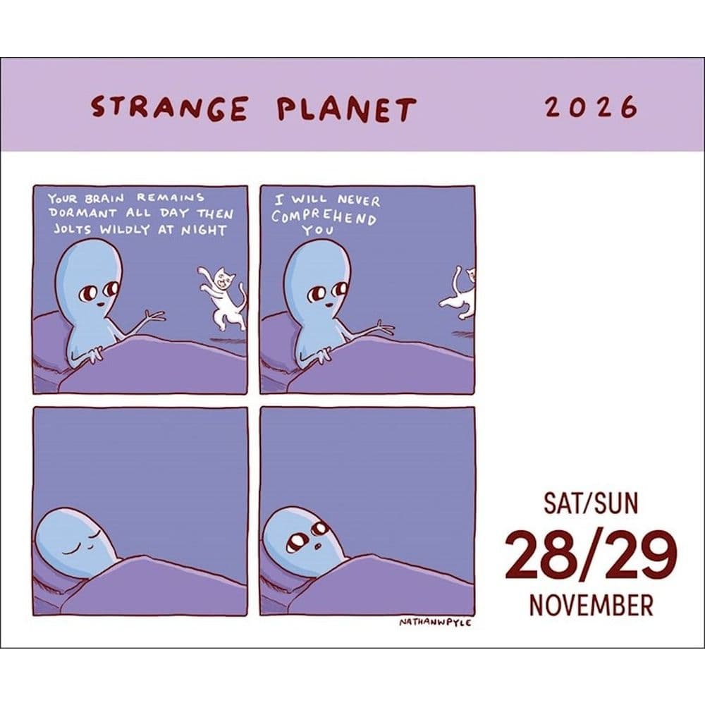 Strange Planet 2026 Desk Calendar Fourth Alternate Image
