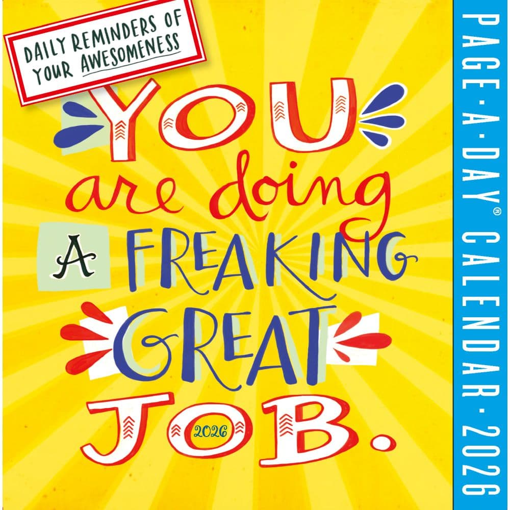 You Are Doing a Great Job 2026 Desk Calendar Fifth Alternate Image