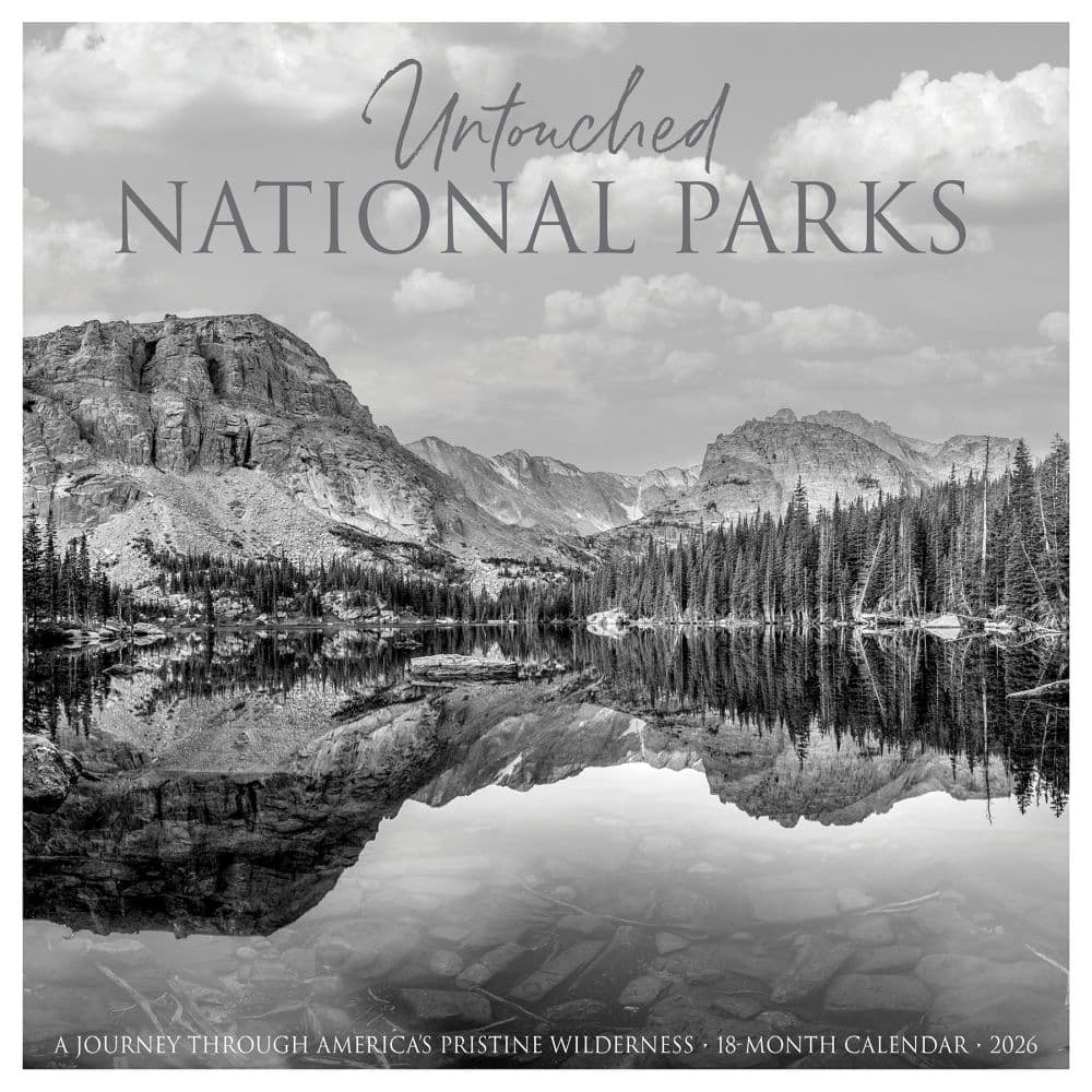 Untouched National Parks 2026 Wall Calendar Main Product Image