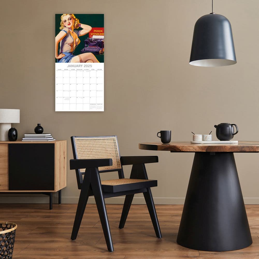 Retro Pin Ups 2025 Wall Calendar Second Alternate Image width=&quot;1000&quot; height=&quot;1000&quot;