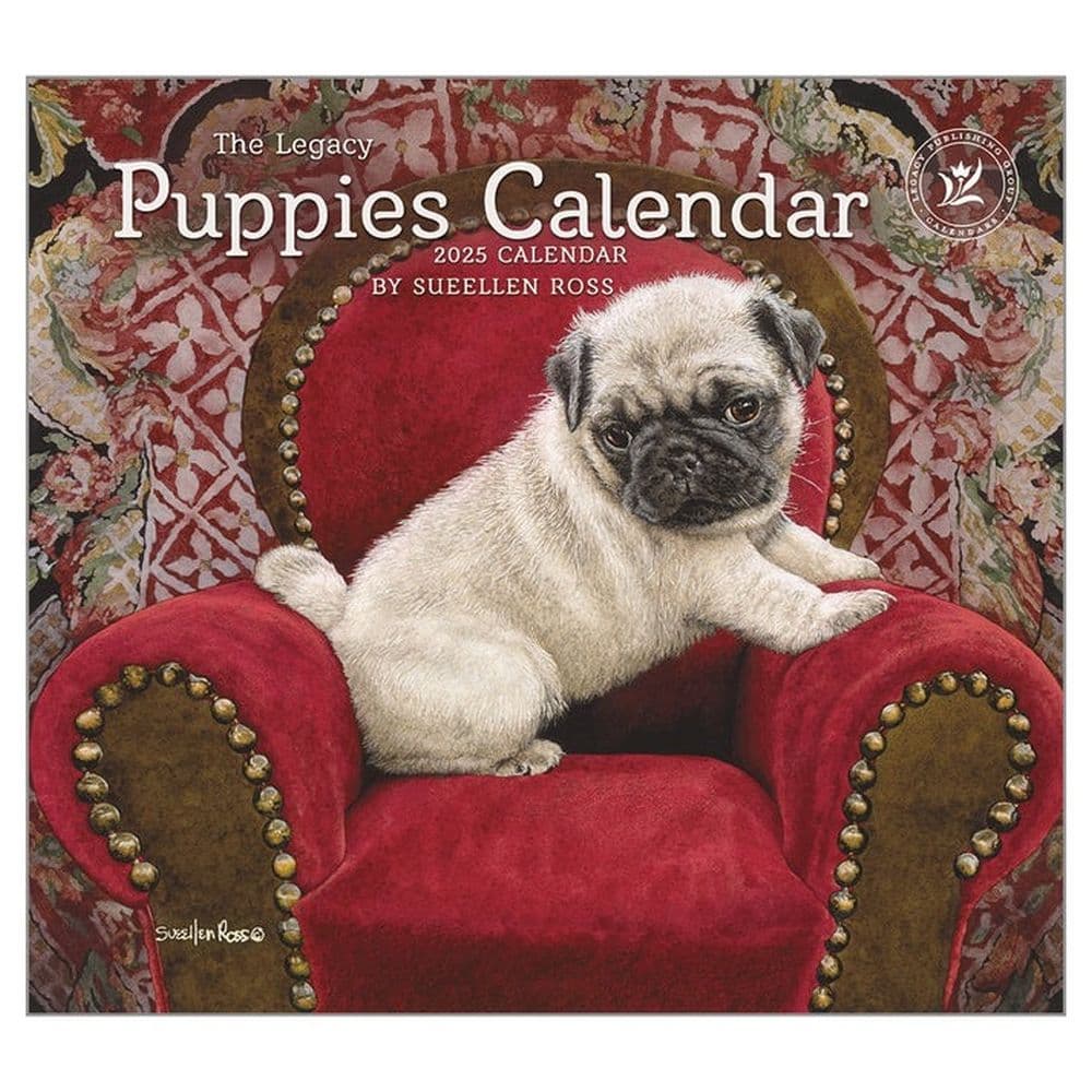 Puppies 2025 Wall Calendar Main Product Image width=&quot;1000&quot; height=&quot;1000&quot;