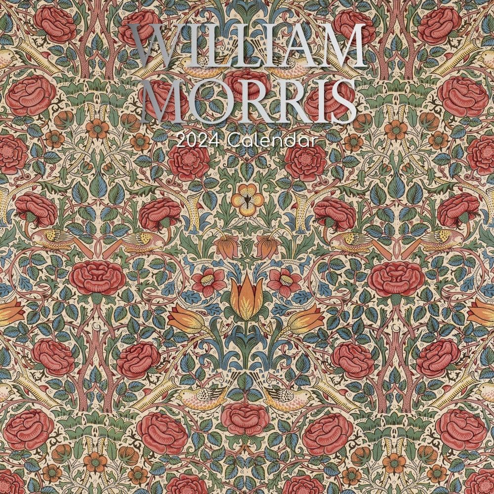 William Morris Rose 2024 Wall Calendar - Calendars.com