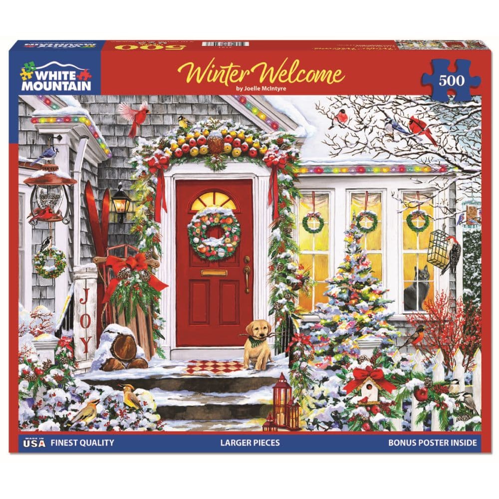 Winter Welcome 500 Piece Puzzle - Calendars.com
