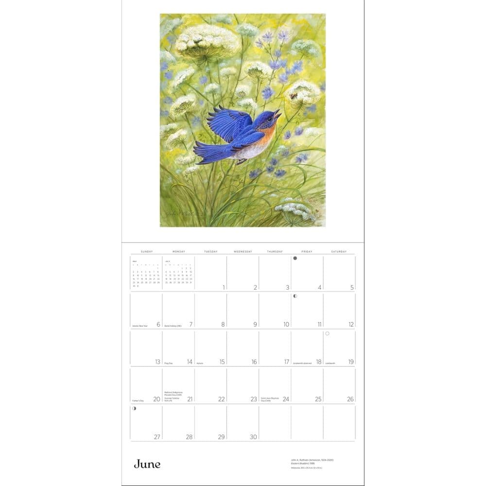 Birders View 2027 Wall Calendar by John A Ruthven Sixth Alternate Image