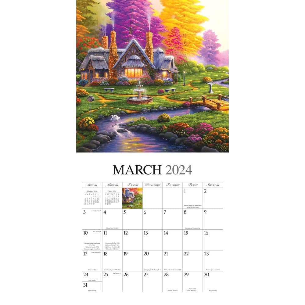 Vintage Country Hopper 2024 Wall Calendar - Calendars.com