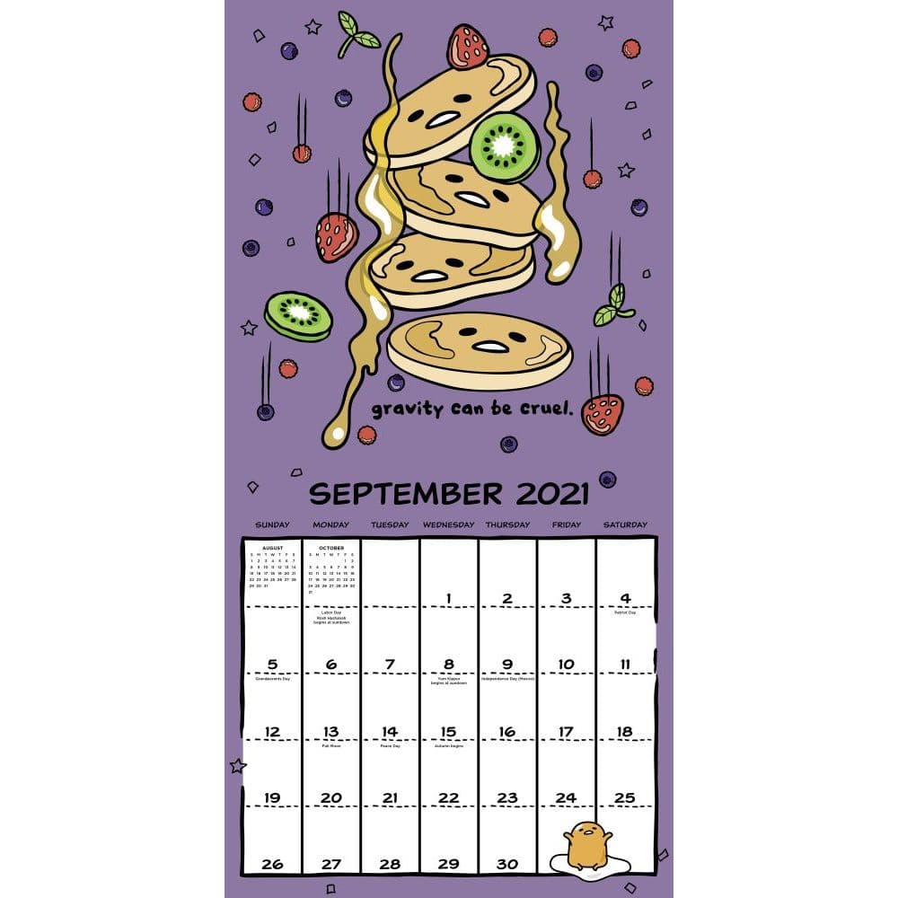 Gudetama Wall Calendar - Calendars.com