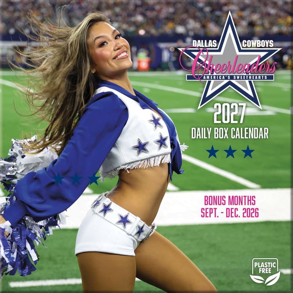 NFL Dallas Cowboys Cheerleaders 2027 Desk Calendar First Alternate Image