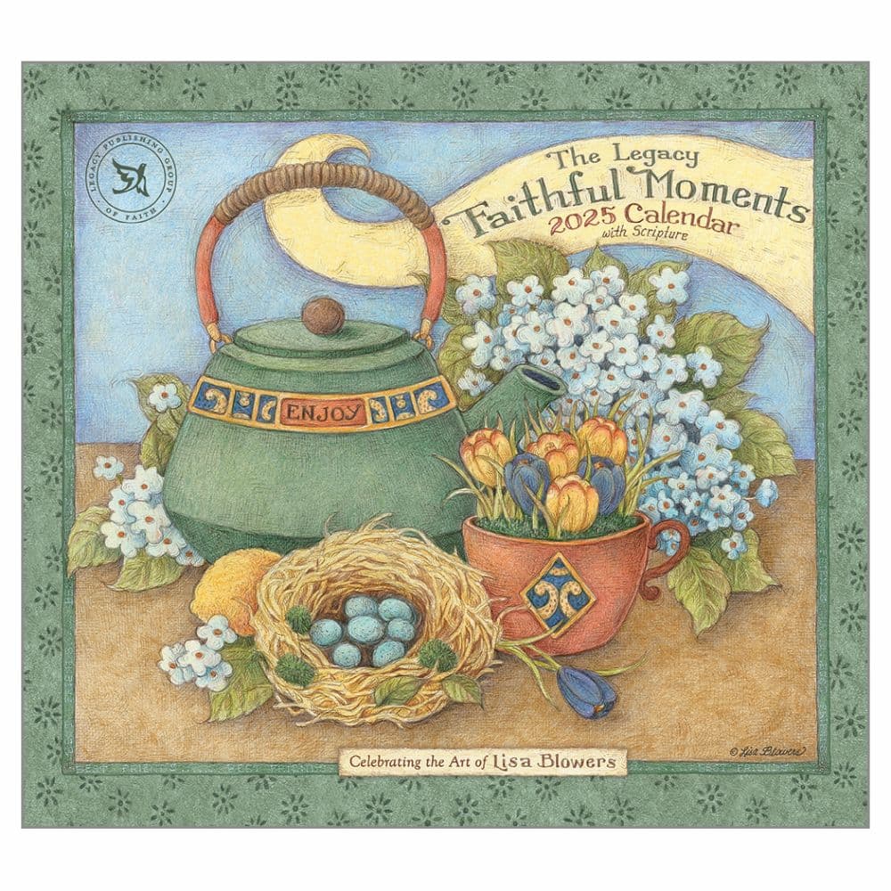 Faithful Moments Blowers 2025 Wall Calendar