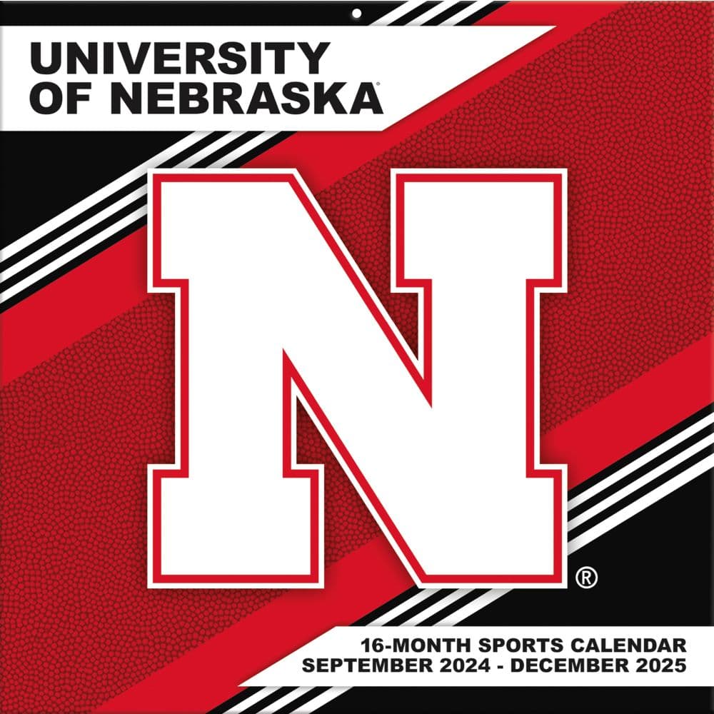 COL Nebraska Cornhuskers 2025 Wall Calendar Main Image