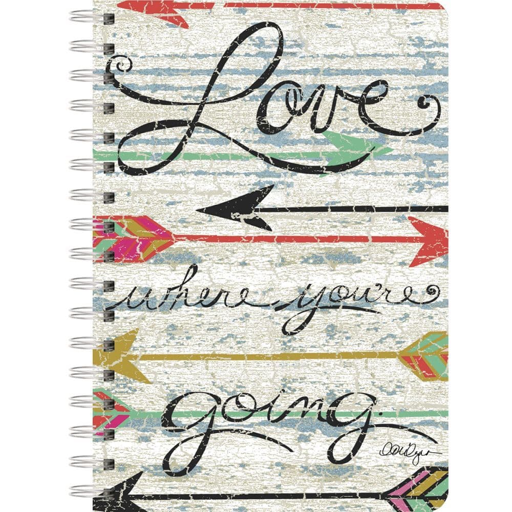 Love Where You Go Spiral Journal by LoriLynn Simms