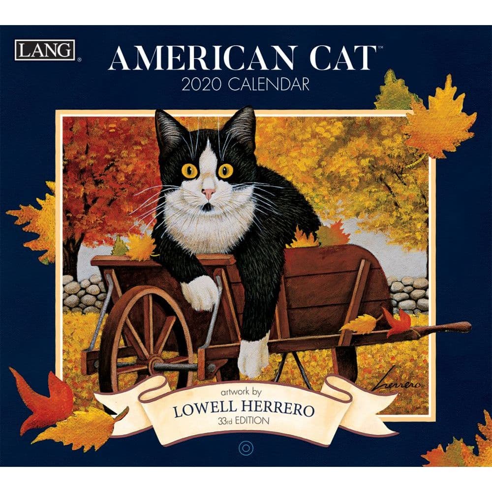 American Cat Wall Calendar by Lowell Herrero