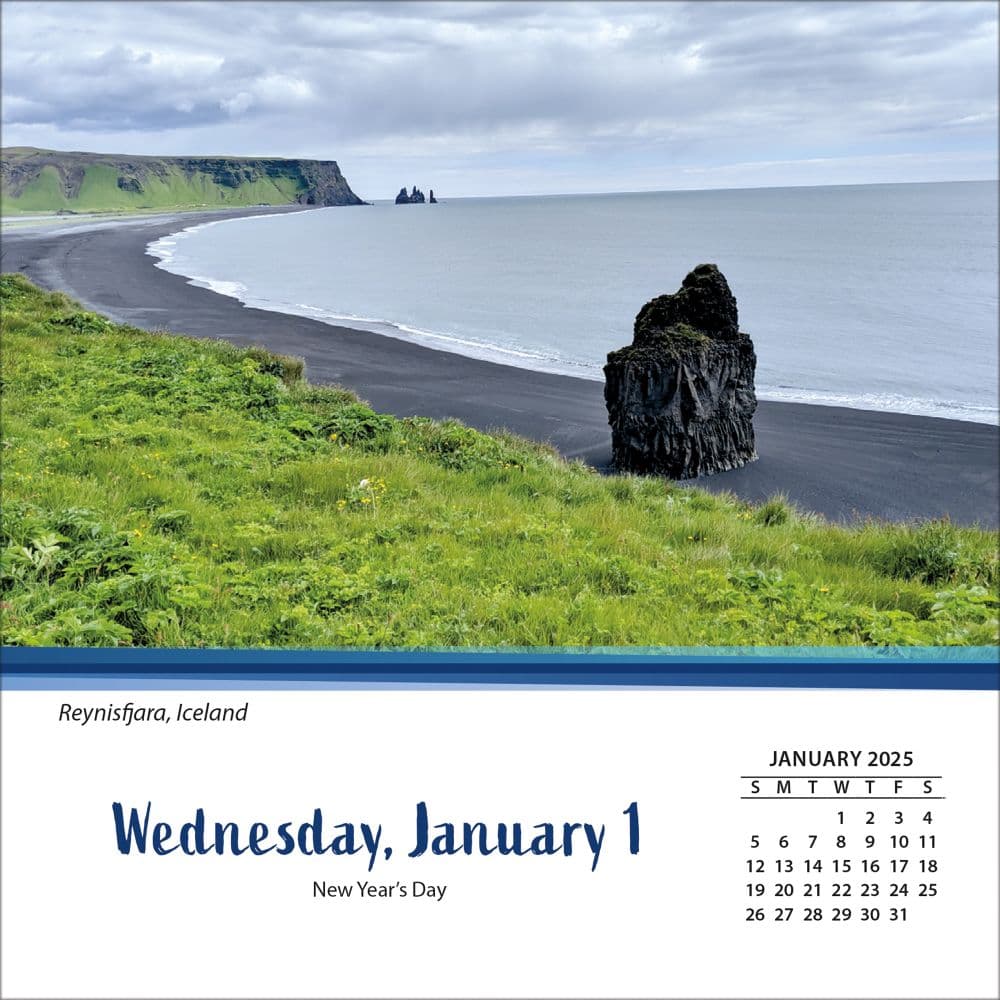 Beaches 2025 Desk Calendar First Alternate Image