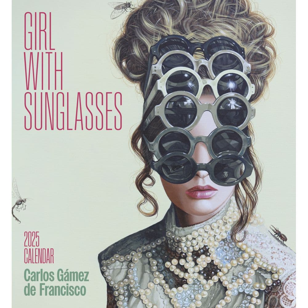 Girl with Sunglasses 2025 Wall Calendar