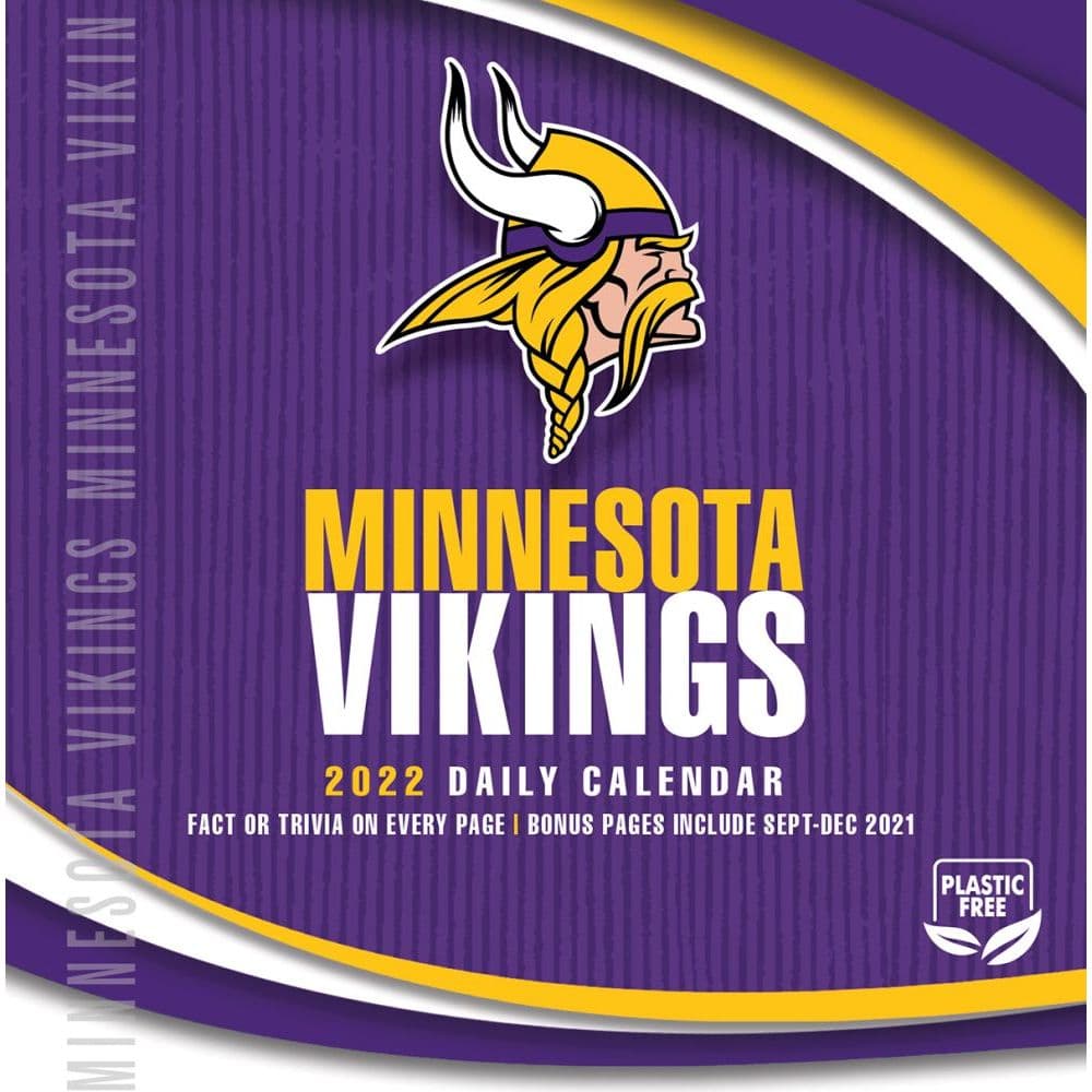 Nfl Minnesota Vikings 2022 Desk Calendar Calendars Com