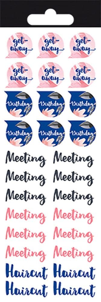 Florals Reminder Stickers Alternate Image 2