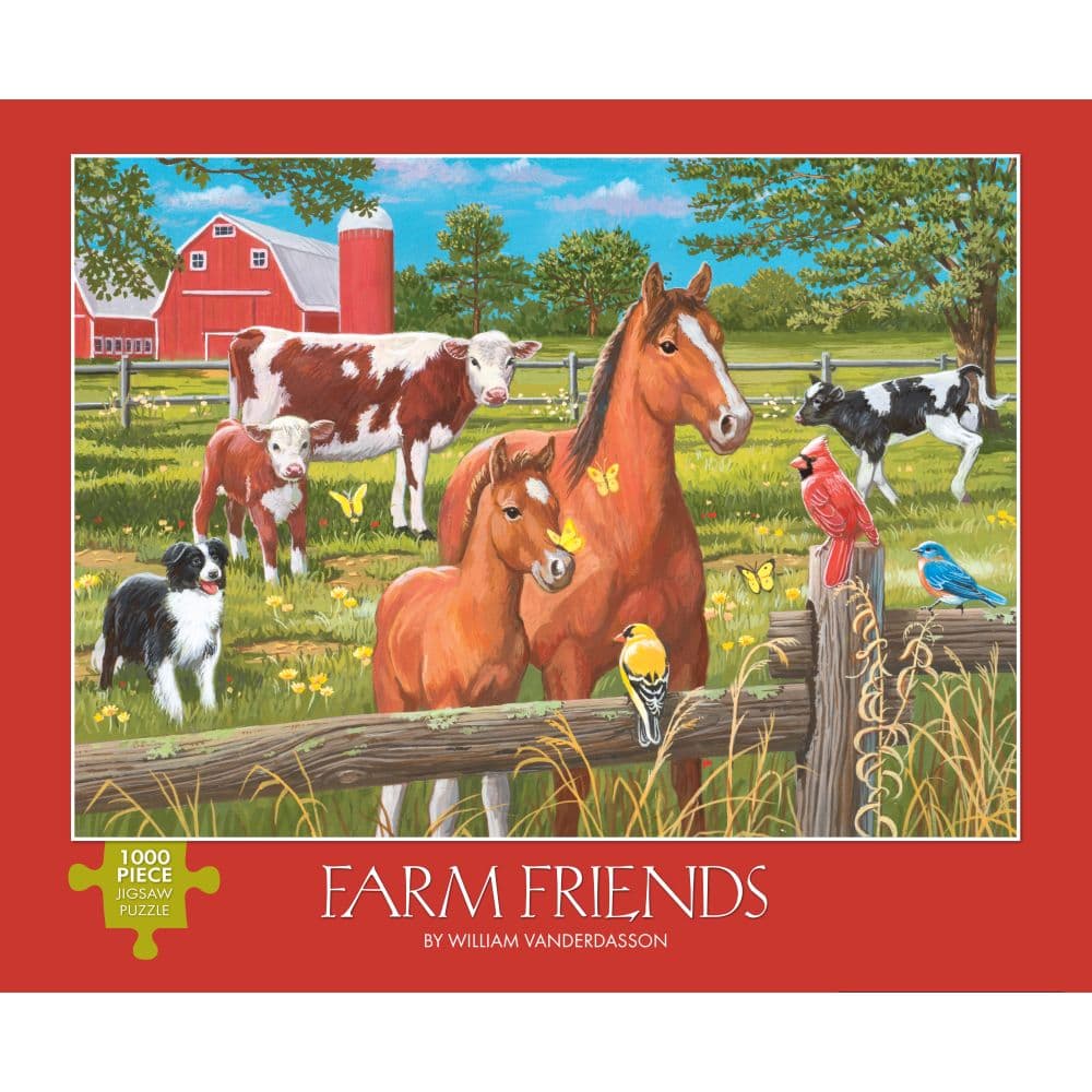 Farm Friends 1000 Piece Puzzle  Main Product Image