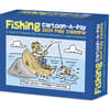 image Fishing Cartoon A Day 2024 Desk Calendar front of Box