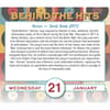 image Behind the Hits 2026 Desk Calendar First Alternate Image