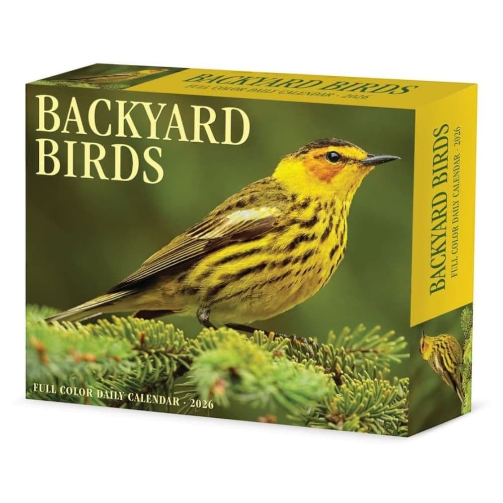 Backyard Birds 2026 Desk Calendar Main Product Image