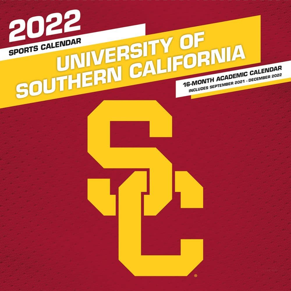 Usc 2023 Academic Calendar Usc Trojans 2022 Wall Calendar - Calendars.com