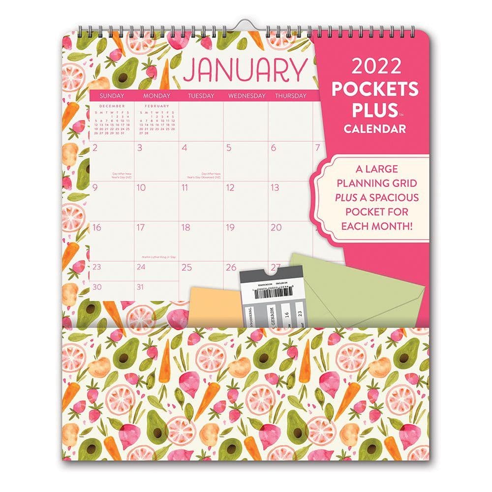 Farmers Market 2022 Pockets Plus Wall Calendar - Calendars.com