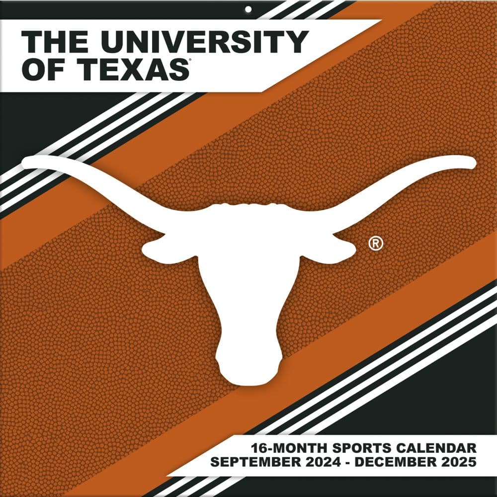 COL Texas Longhorns 2025 Wall Calendar