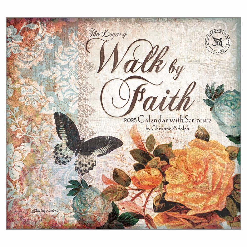 Walk By Faith by Christine Adolph 2025 Wall Calendar Main Product Image width=&quot;1000&quot; height=&quot;1000&quot;