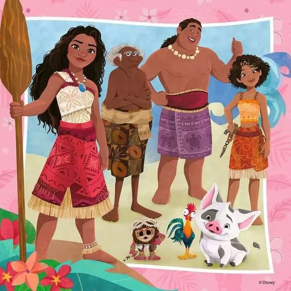 Moana 2 3x49 Piece Puzzle Second Alternate Image