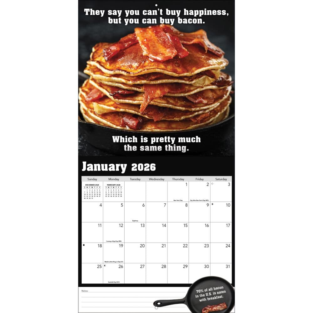 Youre Bacon Me Crazy 2026 Wall Calendar_ALT3