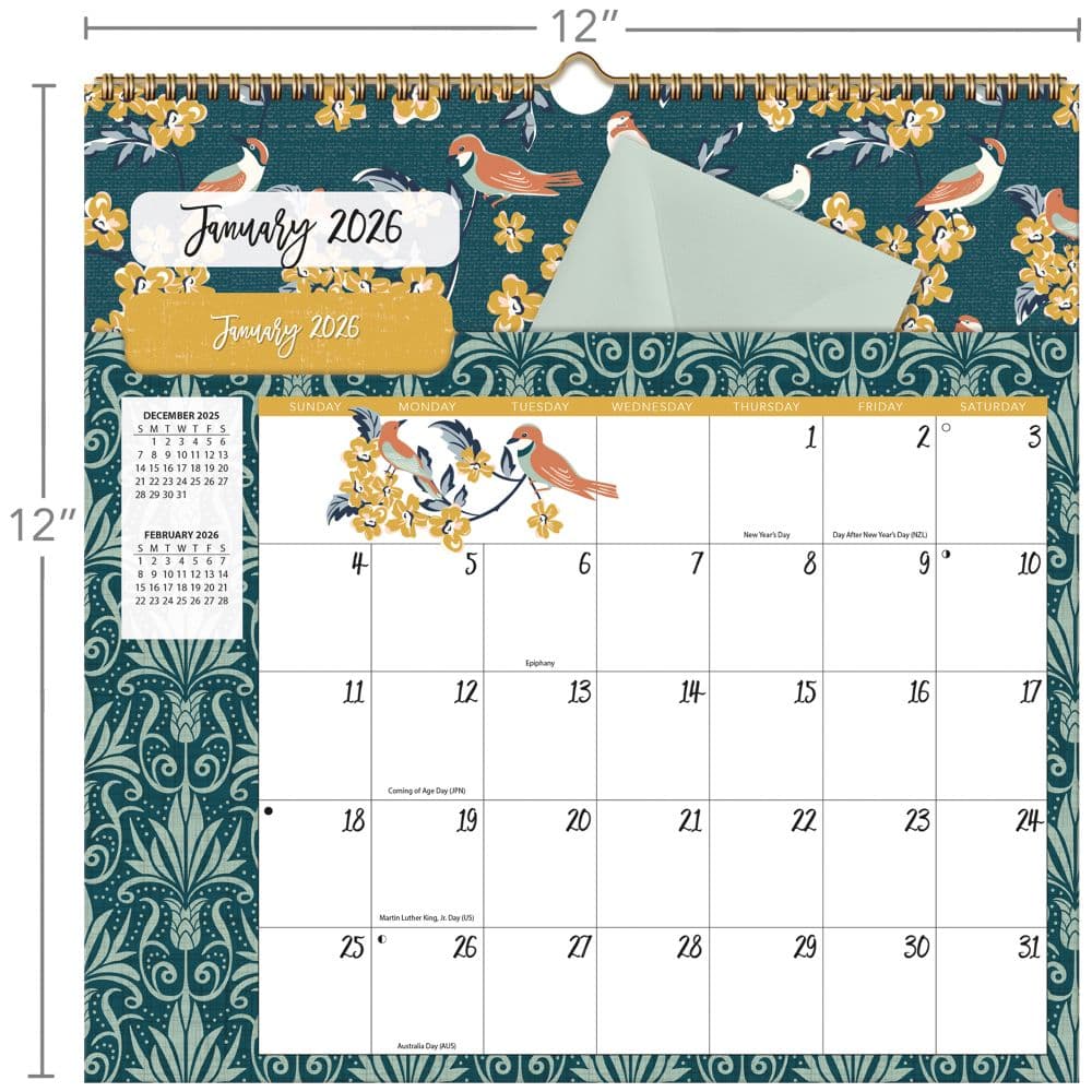 Flora and Fauna File It 2026 Wall Calendar_ALT5