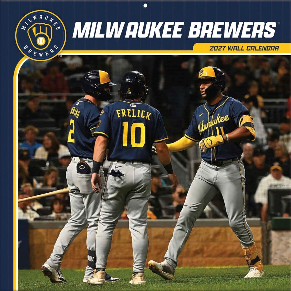 MLB Milwaukee Brewers 2027 Wall Calendar