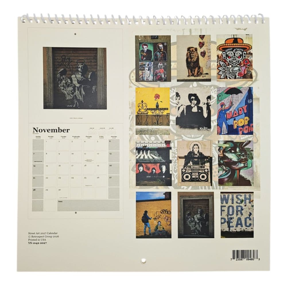 Street Art Square 2027 Wall Calendar First Alternate Image