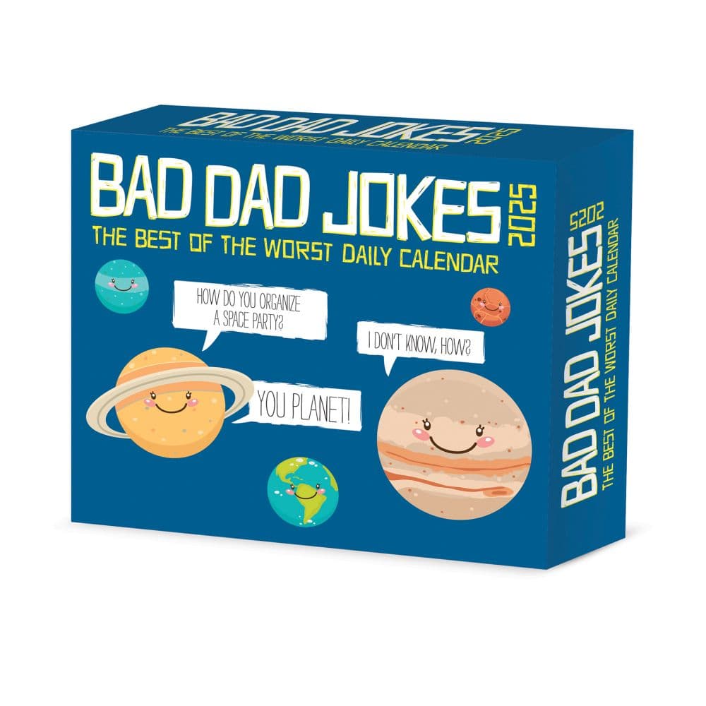 Bad Dad Jokes 2025 Desk Calendar Main Product Image