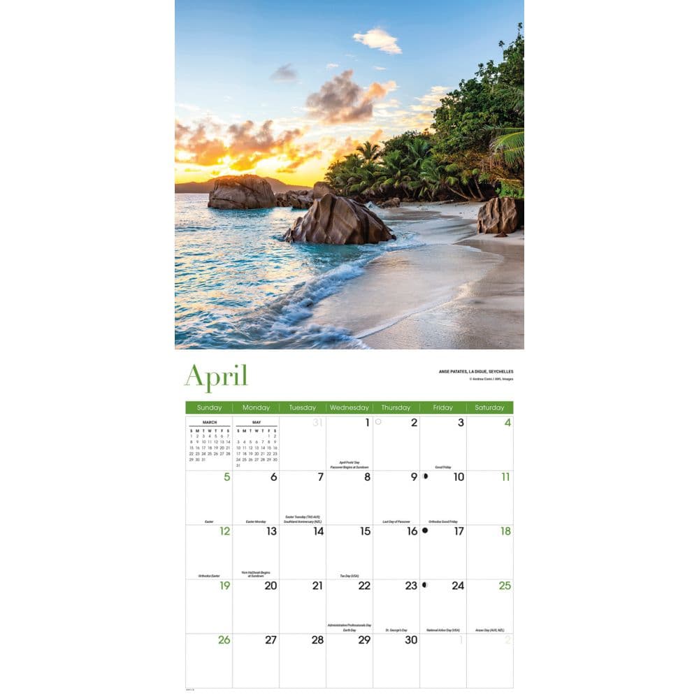 Tropical Islands Special Value 2026 Wall Calendar Second Alternate Image