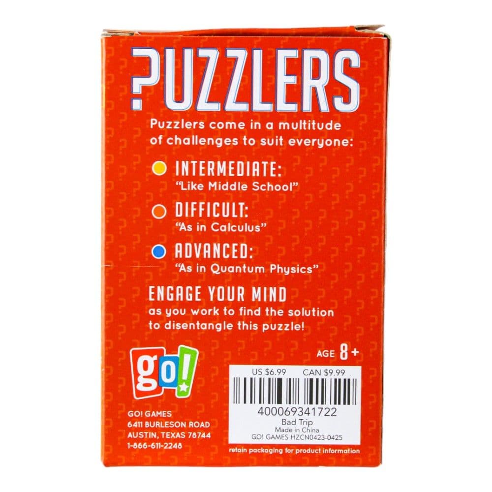 Puzzlers Bad Trip Puzzle Game First Alternate Image