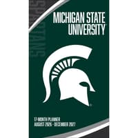 image Michigan State Spartans 17 Month 2027 Pocket Planner Main Product Image